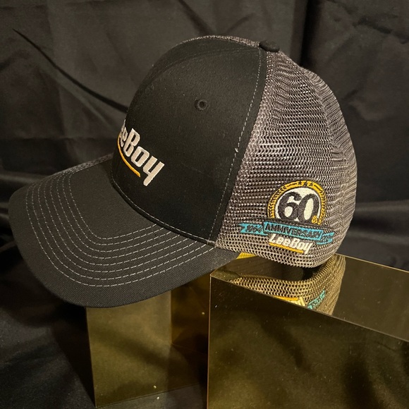 LeeBoy Black and Gray Trucker Hat NEW - Picture 2 of 6